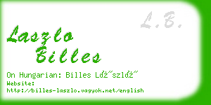 laszlo billes business card